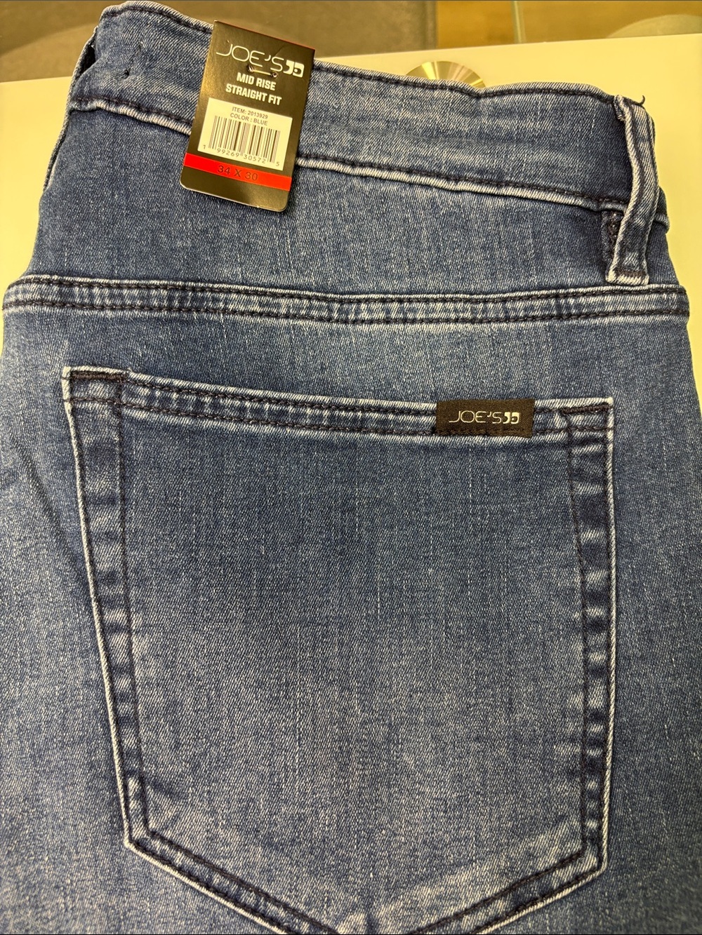 Joe's Jeans mid rise Straight Fit men’s Jeans - Blue Wash